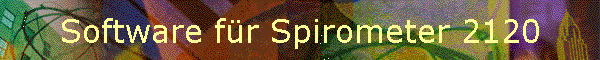 Software fr Spirometer 2120